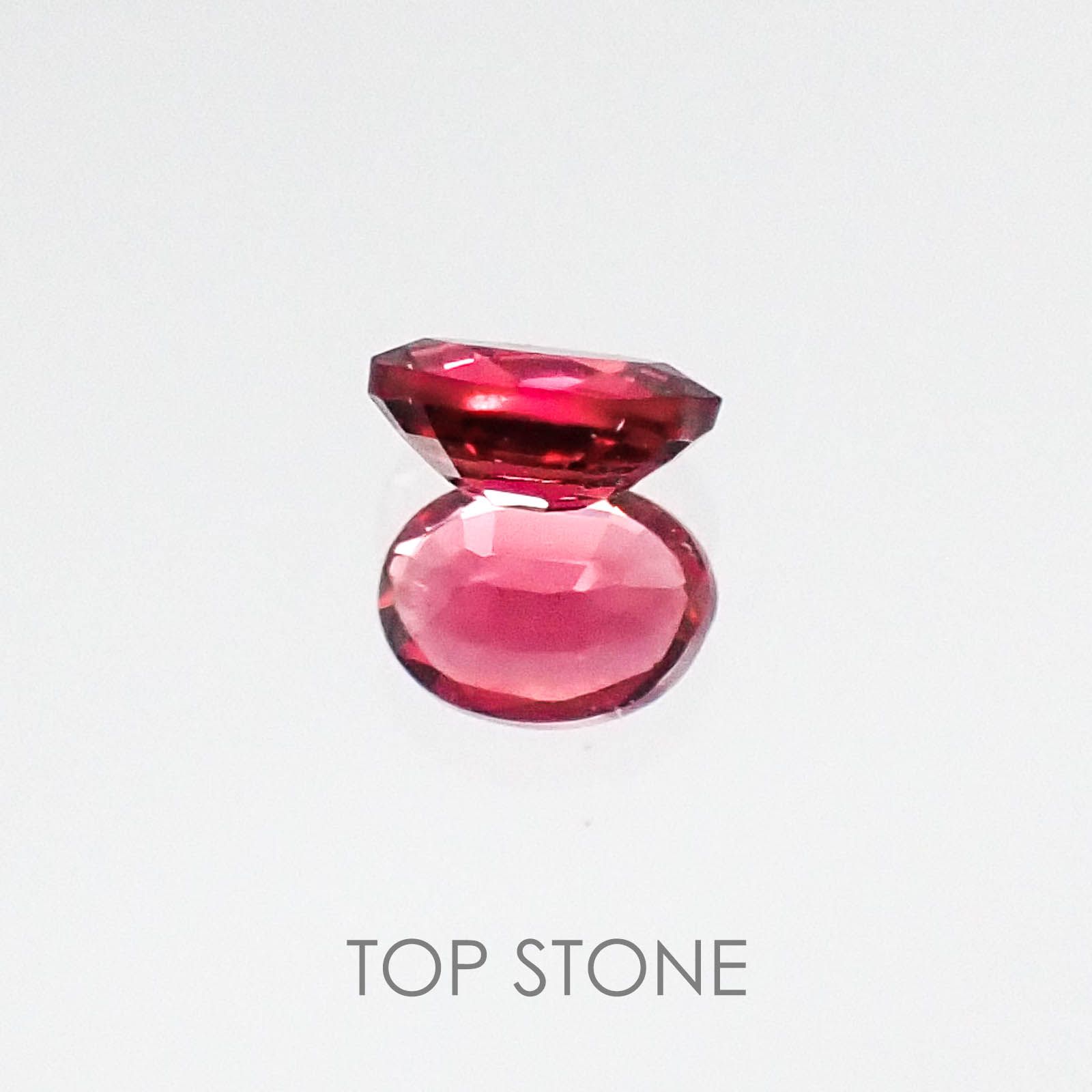レッドスピネル タンザニア産 ルース 0.2ct[20073933]4×3mm前後