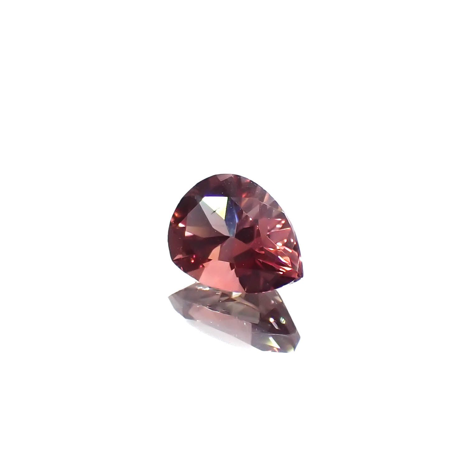 バイカラーアンデシン モンゴル産 0.56ct[230421497]6.8x4.8mm前後