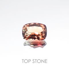 バイカラーオレゴンサンストーン アメリカ産 ルース 1.21ct[20106331]7.9×5.9mm前後