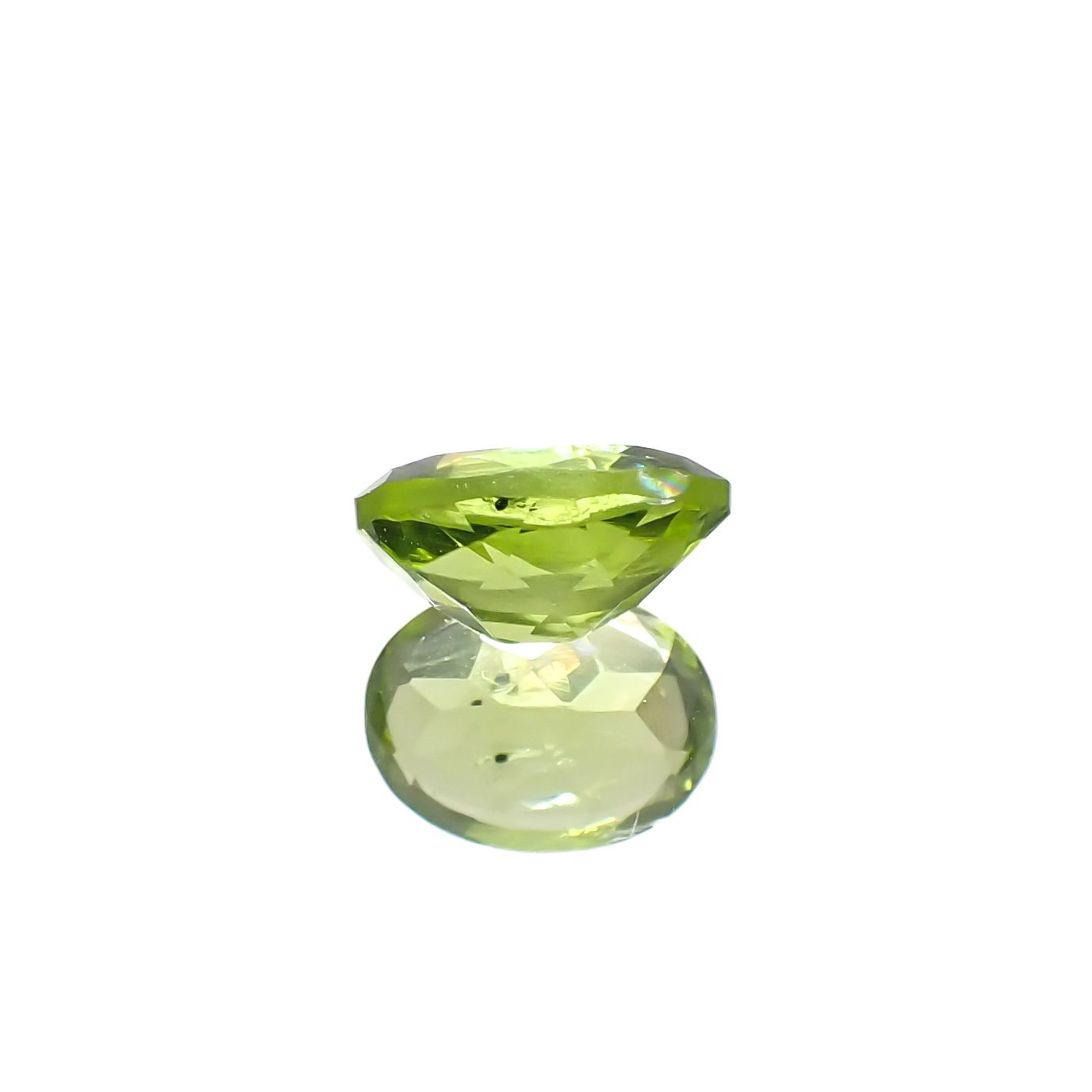 ブラックリリーパッドペリドット アメリカ・アリゾナ州産 1.49ct[231224612]8x6.1mm前後