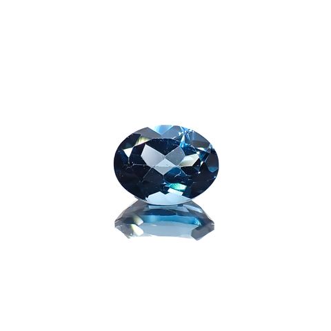 ロンドンブルートパーズ ブラジル産 1.58ct[240326795]8x6.2mm前後