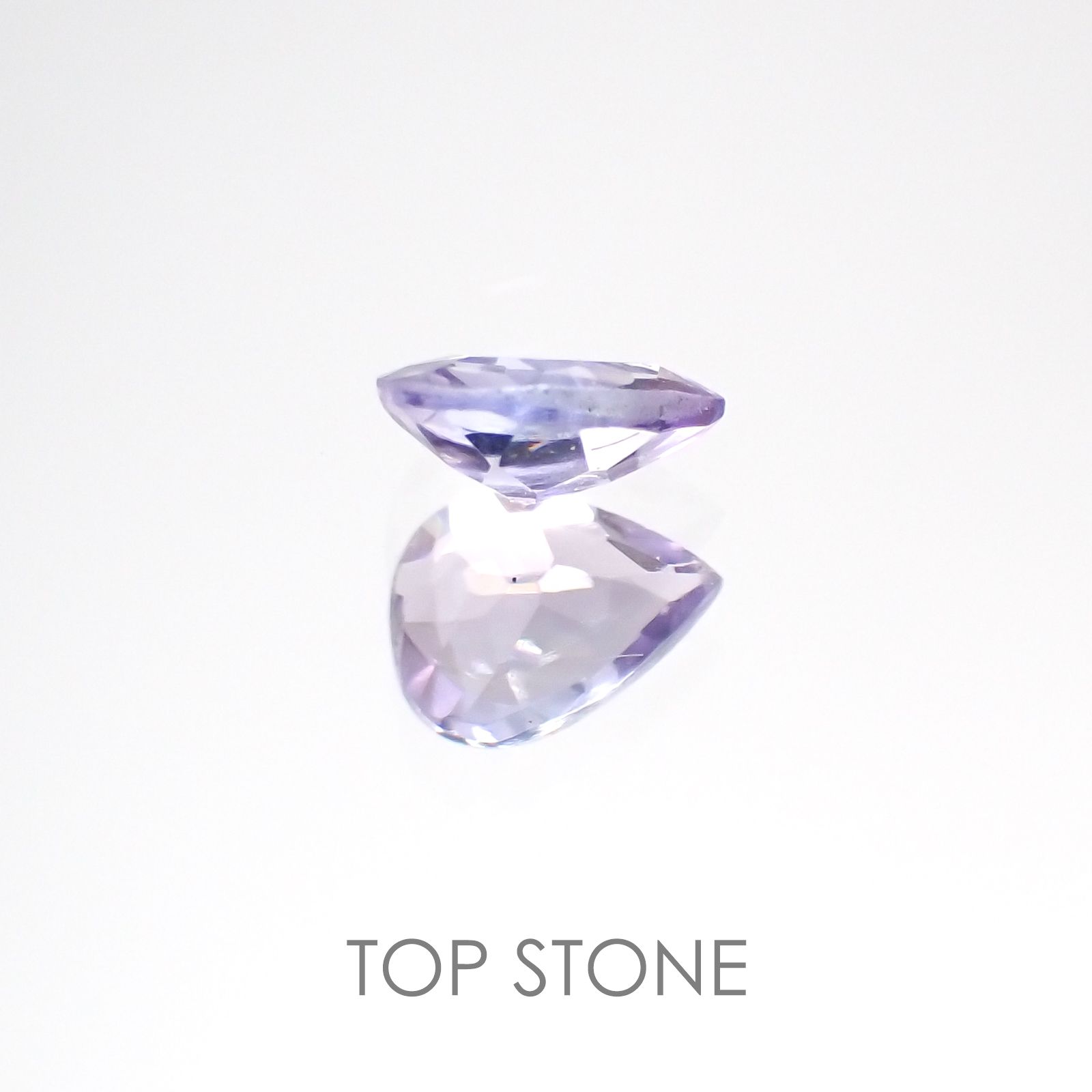 ラベンダーゾイサイト(宝石名ゾイサイト) タンザニア産 0.14ct 識別済[20117456]4.1×3.1mm前後