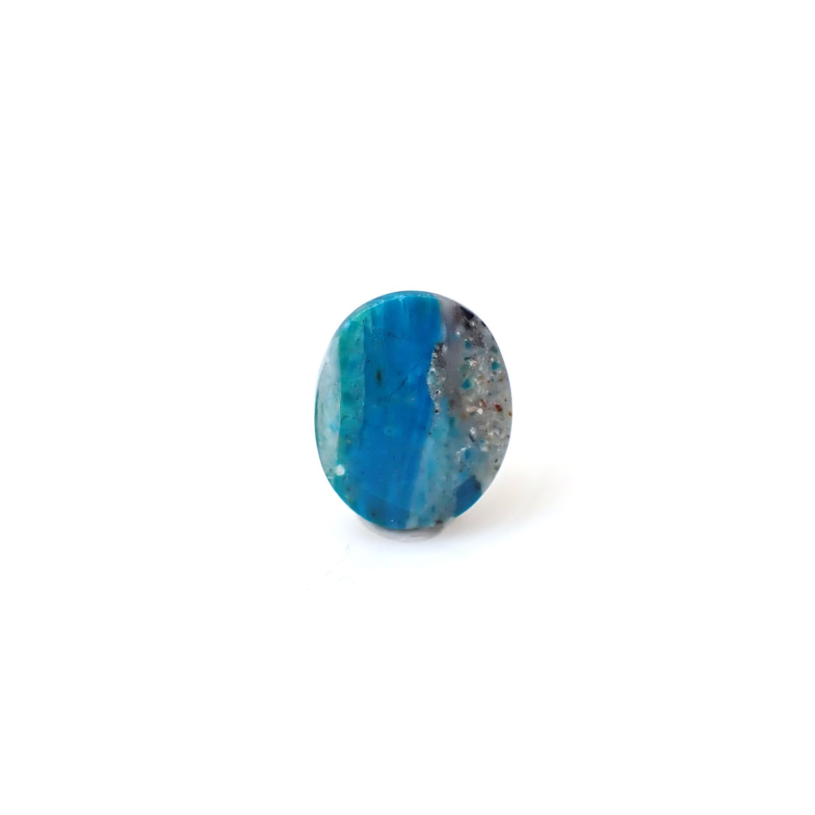 ブルーオパール ペルー産 3.43ct [250730719]12.7x10.5mm前後