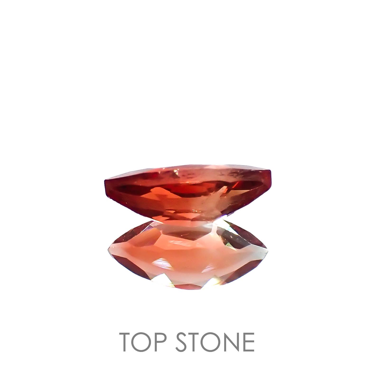 レッドラブラドライト(宝石名ラブラドライト)エチオピア産 0.50ct 識別済[221219570]8x3.7mm前後