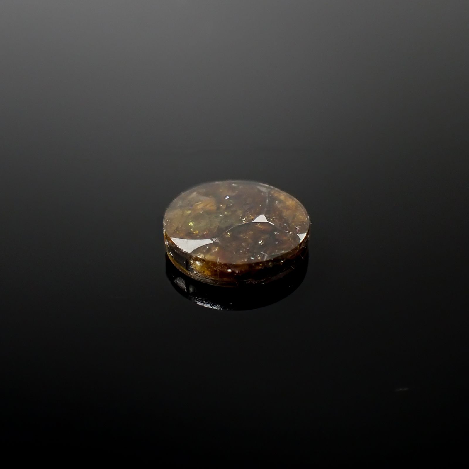 パラサイト隕石Sericho トリプレット 発見地:ケニア 3.74ct[240527652]12.1x12.1mm前後