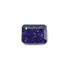 ◇甲州貴石切子Plus Three◇アイオライトサンストーン カード付き インド/ブラジル産 1.38ct[220114606]8.1x6.2mm前後