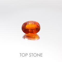 オレンジカイヤナイト タンザニア産 ルース 1.62ct[20105992]8×6.1mm前後