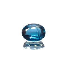 オーシャンブルーカイヤナイト(宝石名カイヤナイト) ネパール産 2.47ct 識別済[210410516]8.8×6.7mm前後