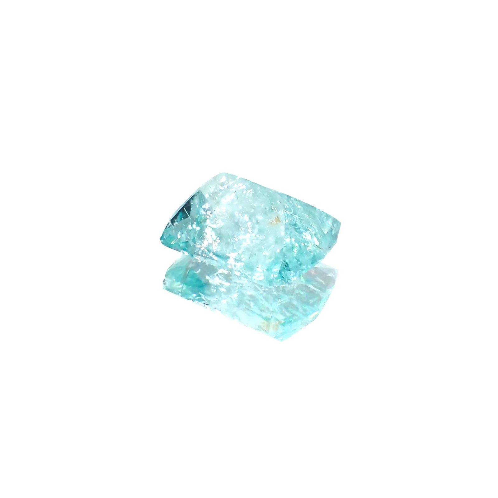 ◇カスタムカット◇パライバトルマリン モザンビーク産 8.89ct / 15.1x11.5mm前後 [230622508]