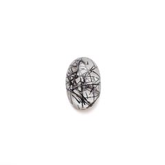 ブラックトルマリンインクォーツ ブラジル産 6.53ct[240427063]15x10.1mm前後