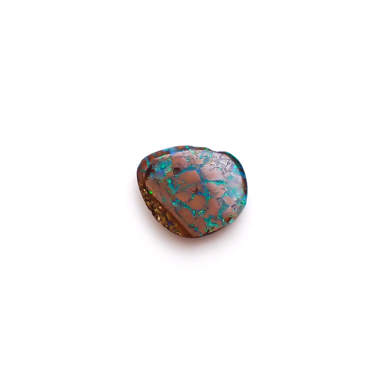ボルダーオパール オーストラリア産 0.87ct / 8.8x7.7mm前後 [260933074]