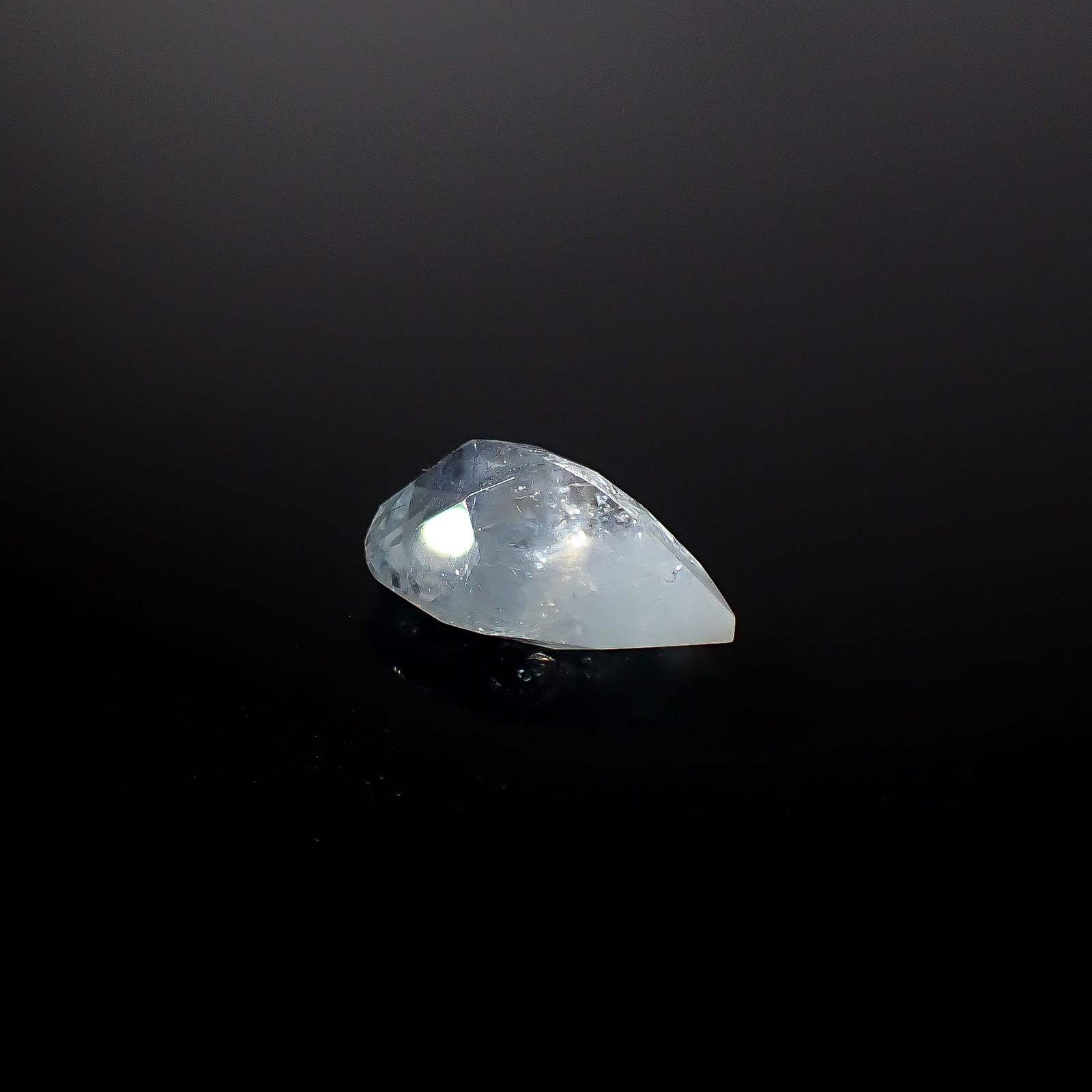 イリデッセンスアクアマリン ブラジル産 3.09ct [250730700]12.9x8.8mm前後