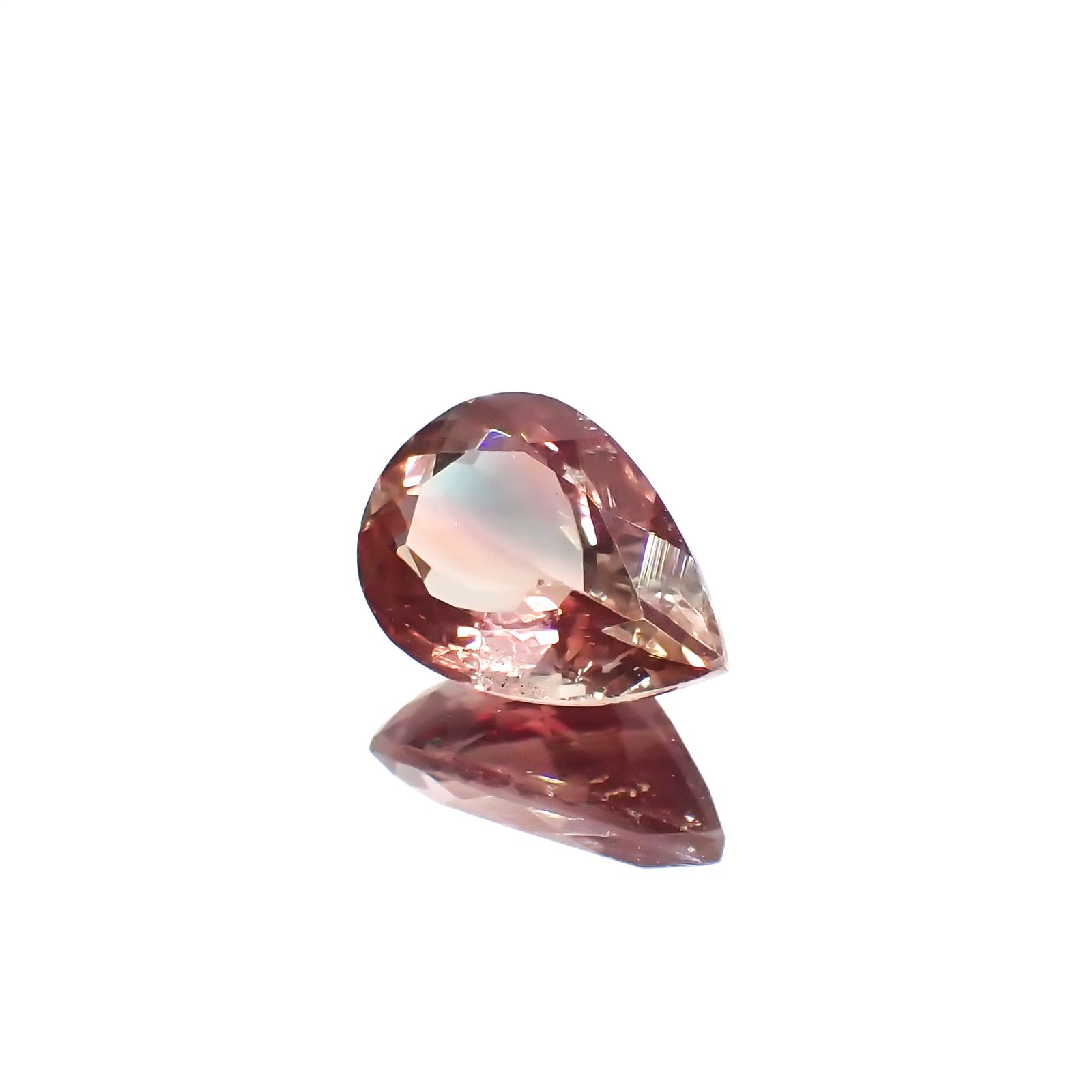 パーティカラーオレゴンサンストーン アメリカ・オレゴン州産 1.76ct[230722833]10x7mm前後