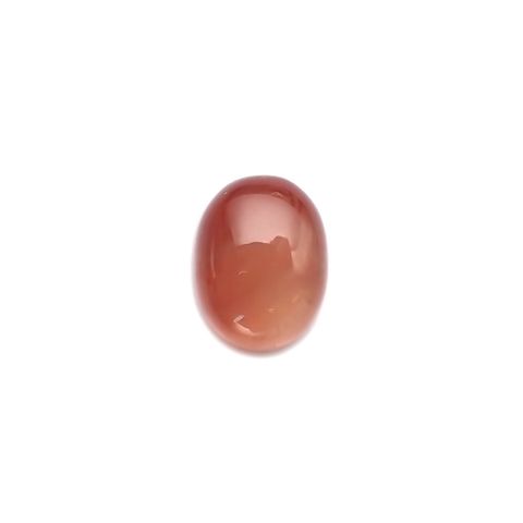 バイカラーアンデシン(宝石名アンデシン)チベット産 識別済 2.70ct / 9.4x7.2mm前後 [260814679]
