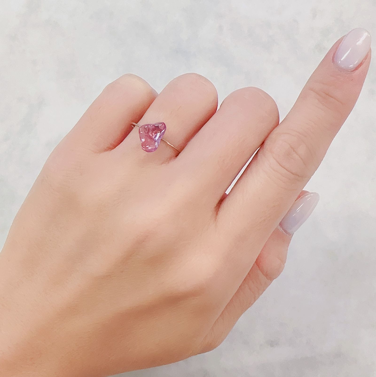 ◇フリーフォーム◇パープルピンクサファイア 非加熱 マダガスカル産 2.03ct[230722664]9.5x6.9mm前後