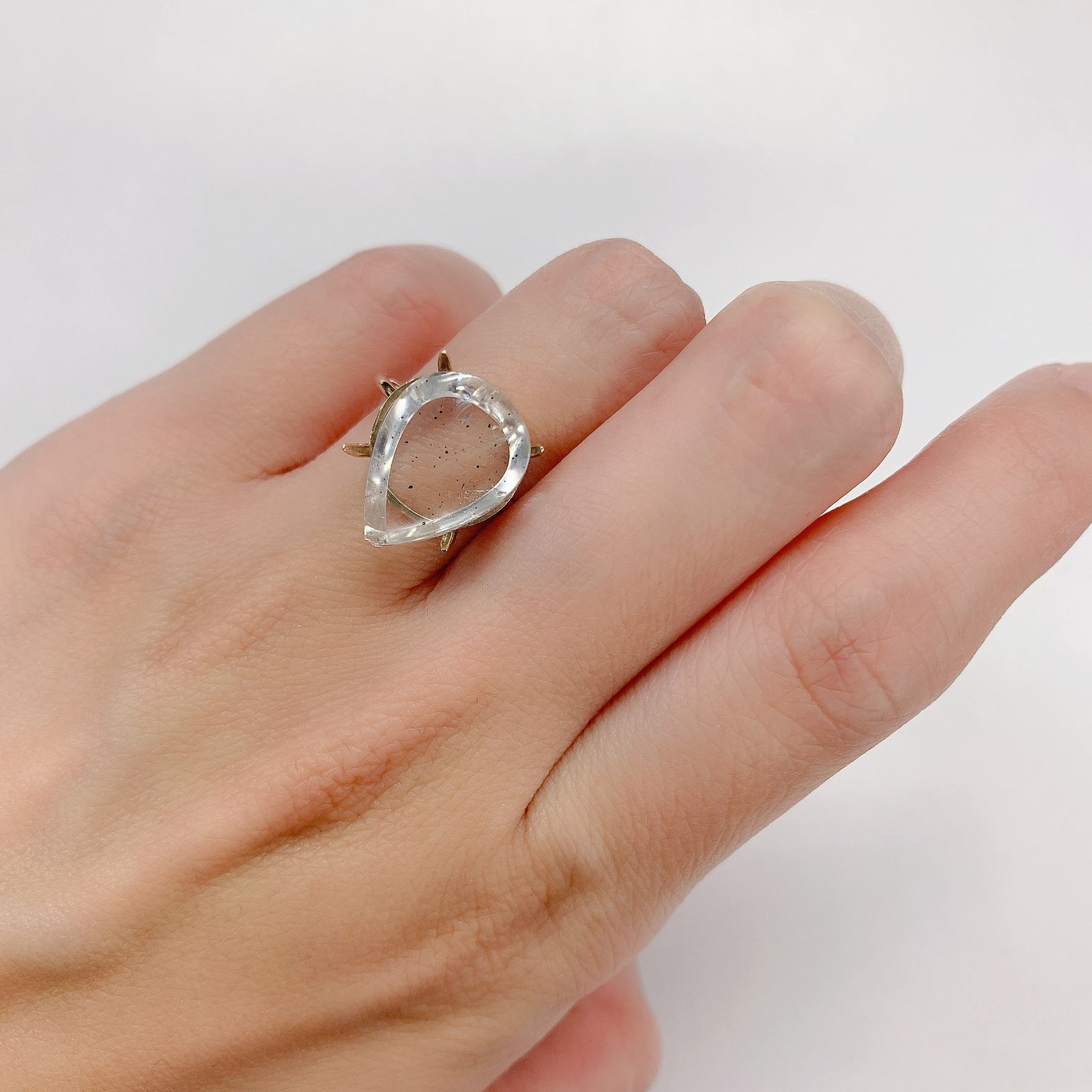 ティンカーベルクォーツ ブラジル産 5.76ct[19111651]14.7×10.9mm前後