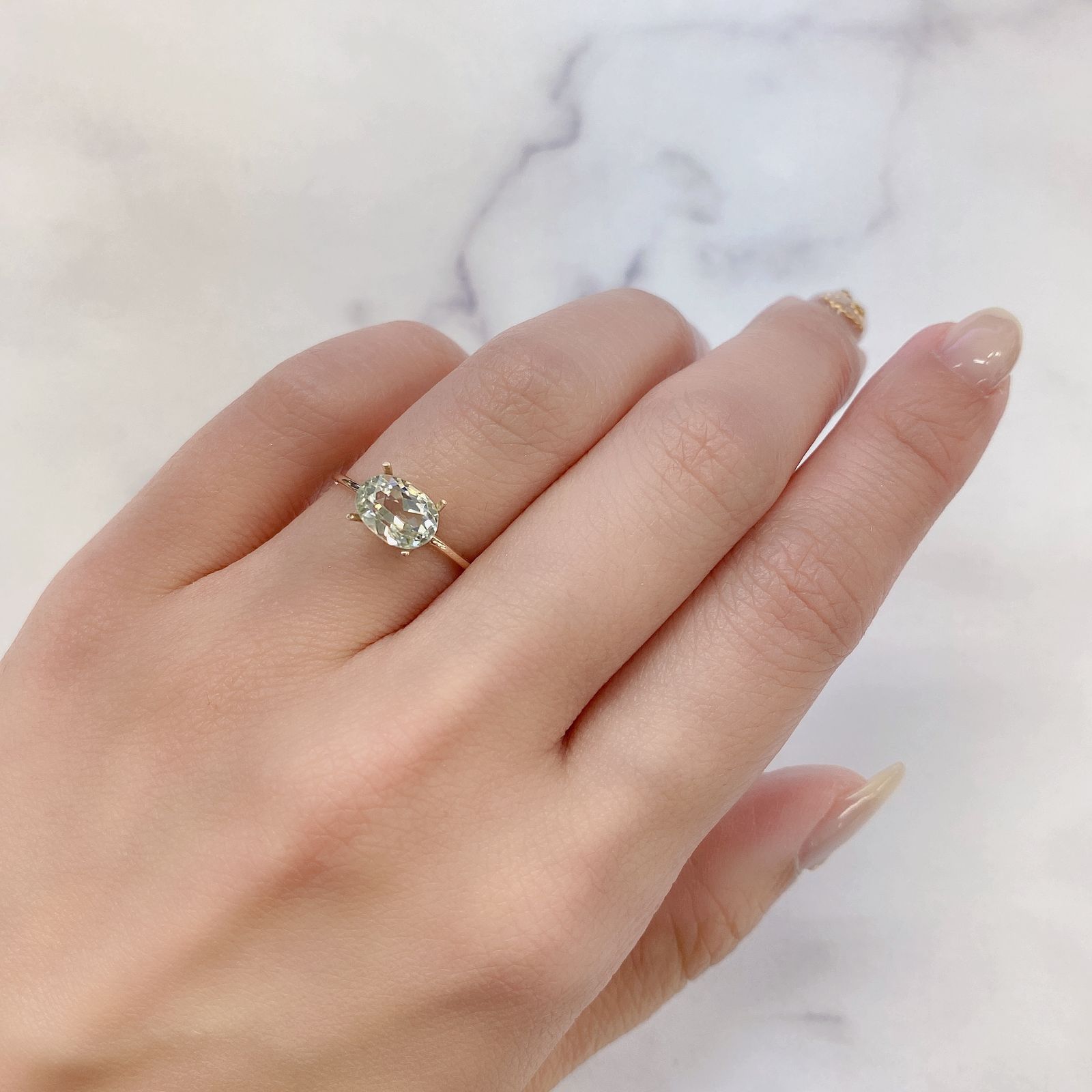 シリマナイト(宝石名シリマナイト)インド産 1.65ct 識別済[211113697]7.9x5.9mm前後