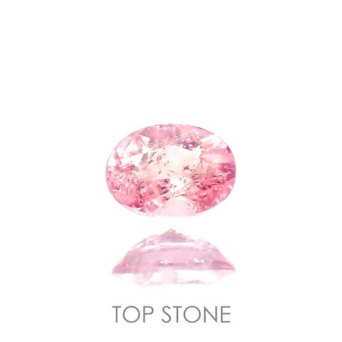 ペツォッタイト(ラズベリル)(宝石名ペツォッタイト) マダガスカル産 0.156ct ソ付(彩珠)[210812618]3.9×3mm前後