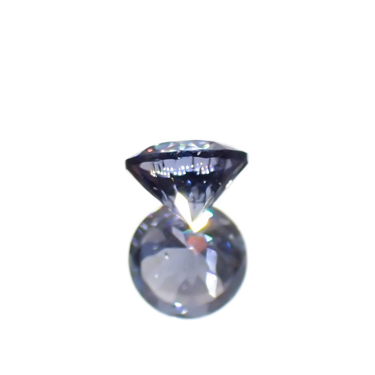グレイッシュブルースピネル(宝石名スピネル)ビルマ/マダガスカル産 0.33ct[230722674]4.2x4.2mm前後