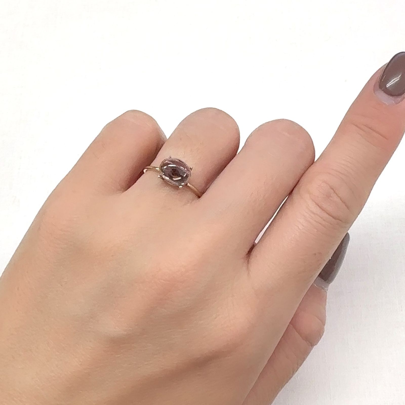 インペリアルトパーズ ブラジル産 1.80ct [241029356]8.4x6.4mm前後