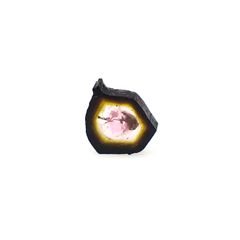 ウォーターメロントルマリン 原石スライス(宝石名トルマリン)ブラジル産 1.96ct 識別済[231023934]10x8.2mm前後