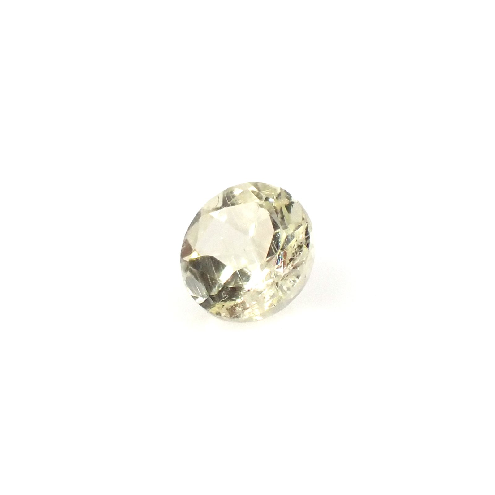 イエローダンビュライト タンザニア産 0.26ct[240125456]3.9x3.9mm前後