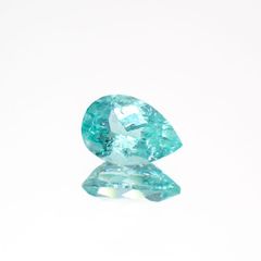 パライバトルマリン(宝石名トルマリン/別名パライバ・トルマリン)ブラジル産 0.399ct ソ付(宝貴協)[221018781]6x4mm前後