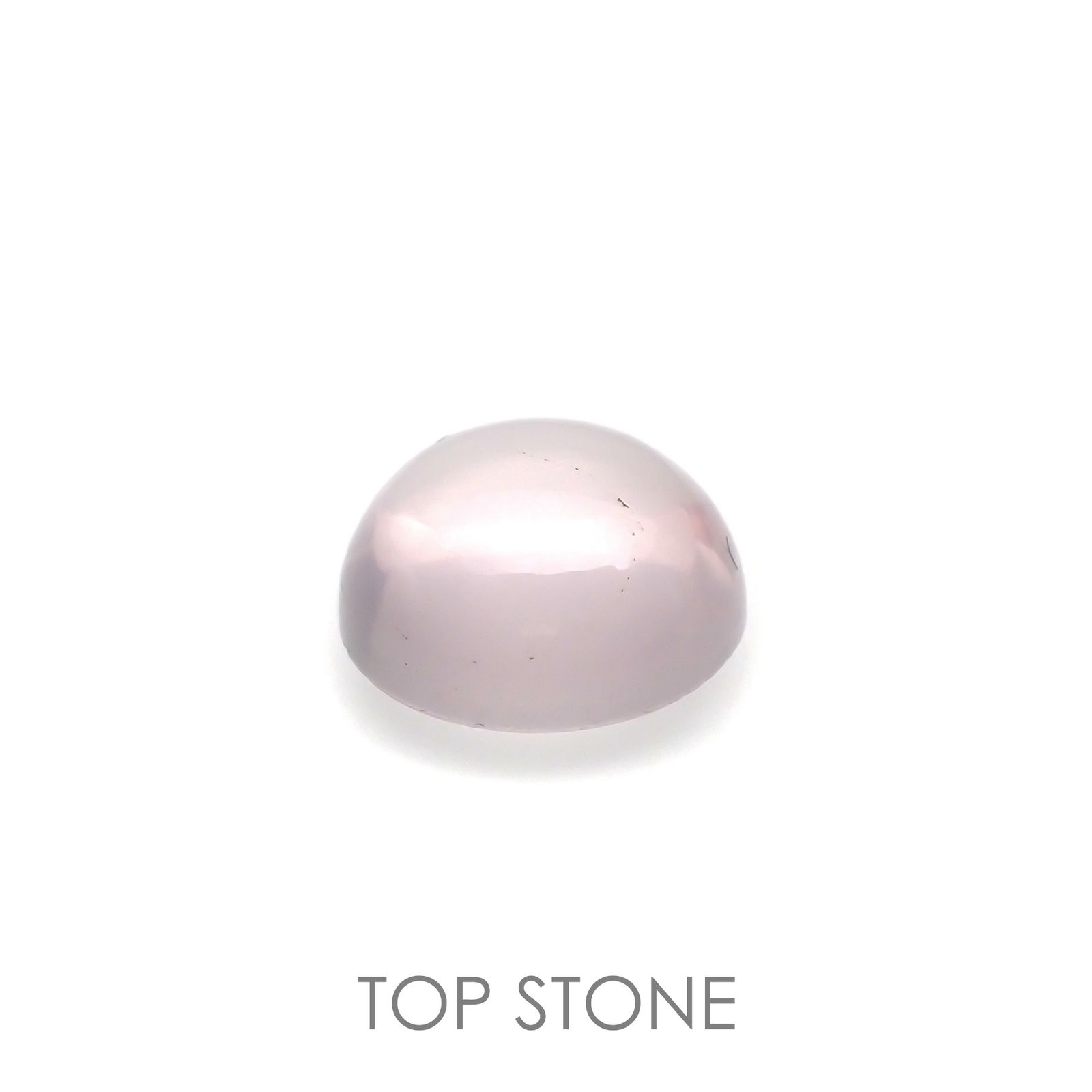 スターローズクォーツ(宝石名スター・ローズ・クォーツ) マダガスカル産 3.75ct 識別済[201912815]10.1×10.1mm前後