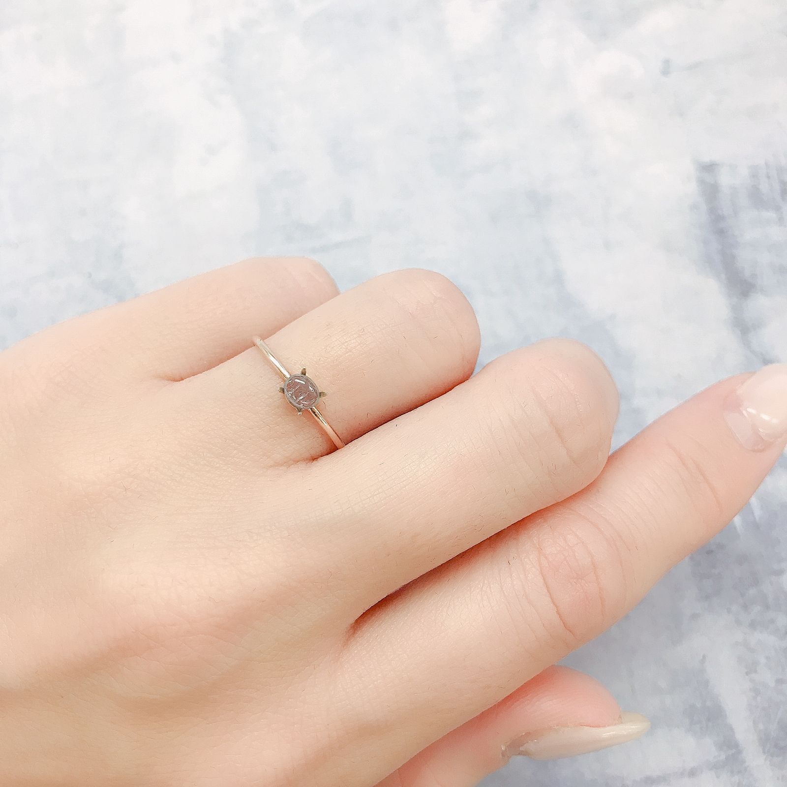 ブルーコーネルピン(宝石名コーネルピン)タンザニア産 0.21ct 識別済[220616297]4.2x3.3mm前後