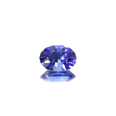 ◇カスタムカット◇タンザナイト(宝石名タンザナイト)タンザニア産 識別済 2.78ct / 10.5x7.4mm前後 [251031290]
