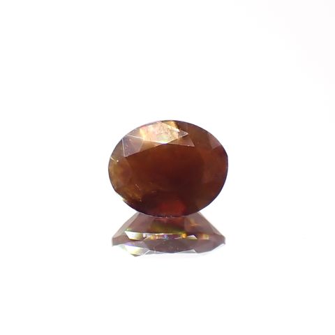 レインボーガーネット 日本・奈良県産 1.02ct[240223305]6.6x5.4mm前後