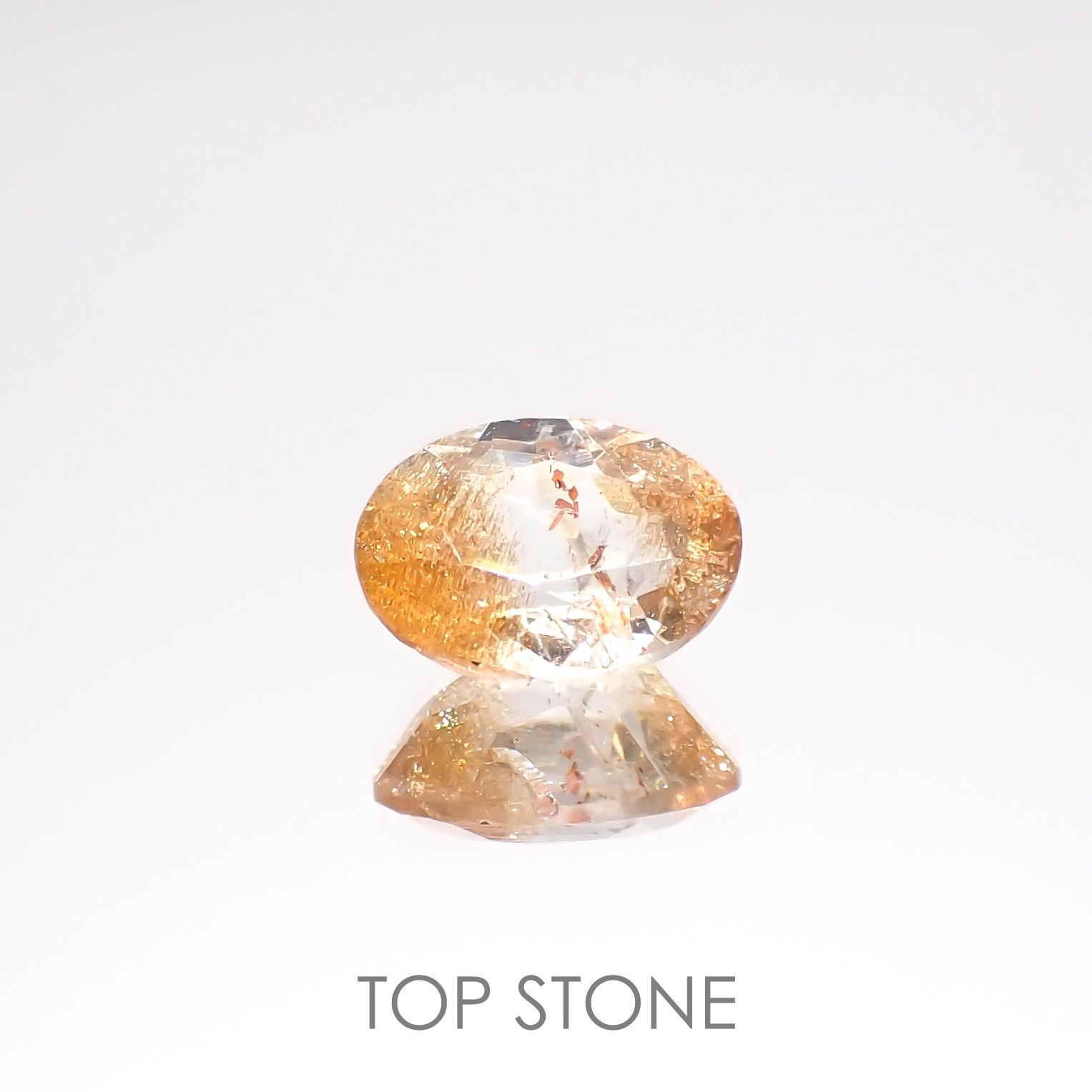 イリュージョンサンストーン インド産 1.70ct[220918099]9x7.1mm前後