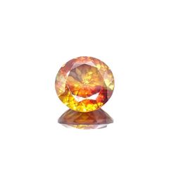 パーティカラースファレライト(宝石名パーティカラード・スファレライト)スペイン・カンタブリア州サンタンデール産 15.341ct ソ付(彩珠)[221018958]15.1x15.1mm前後