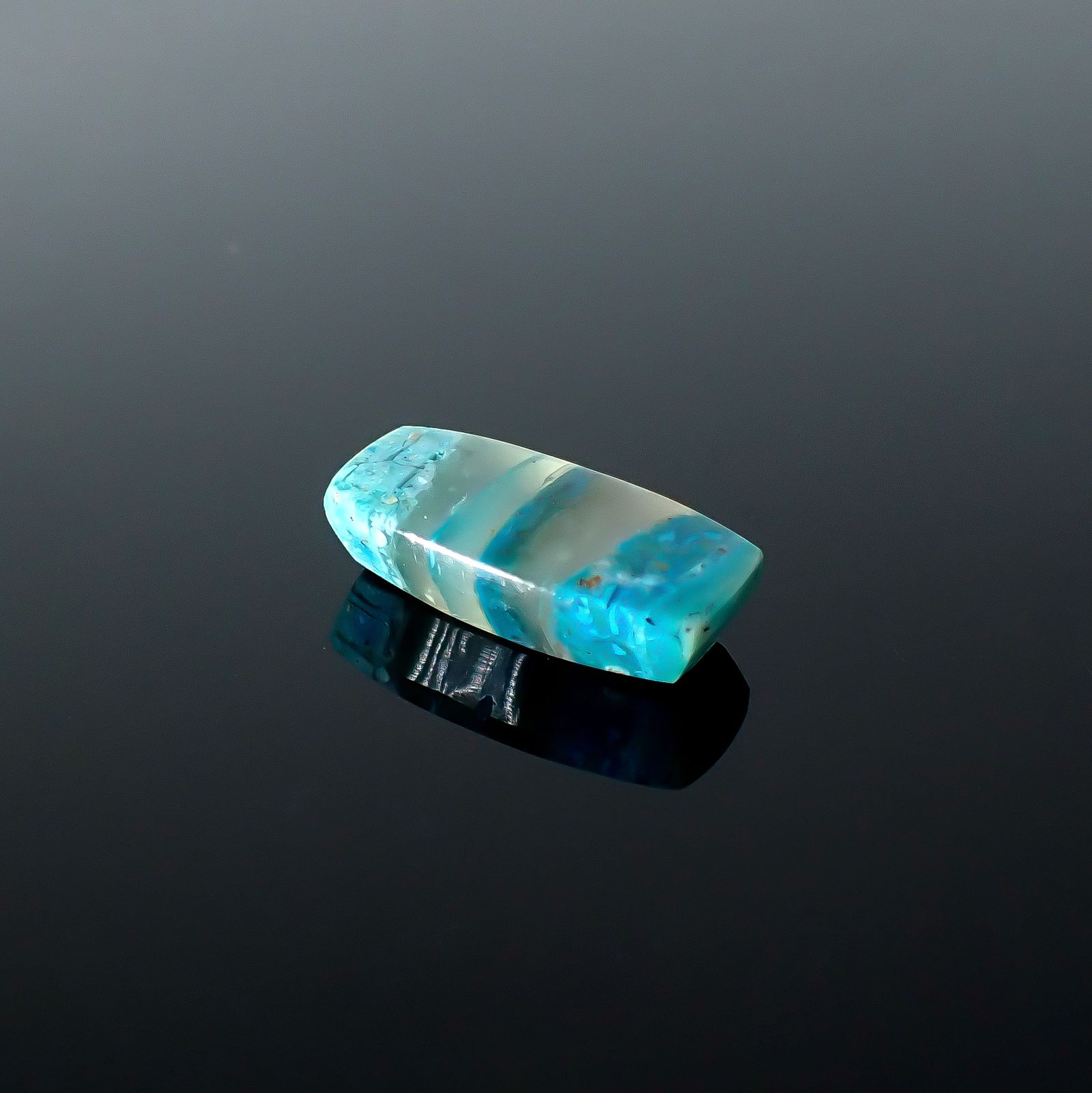 ブルーオパール ペルー産 12.00ct [250730730]22.1x10.3mm前後
