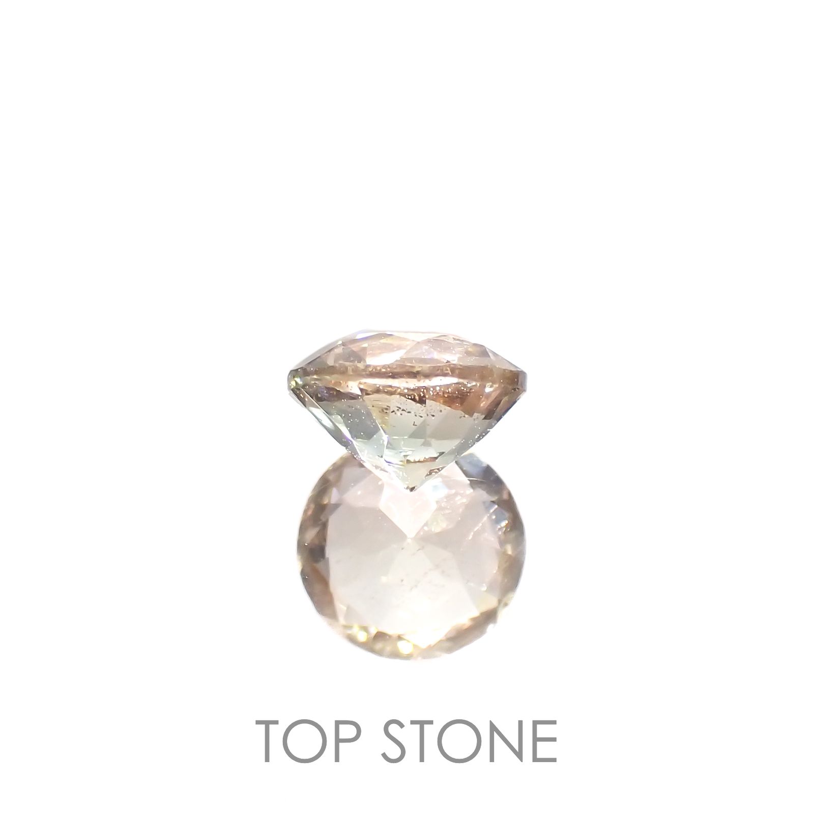 バイカラーオレゴンサンストーン アメリカ・オレゴン州産 0.74ct[230220678]6x6mm前後