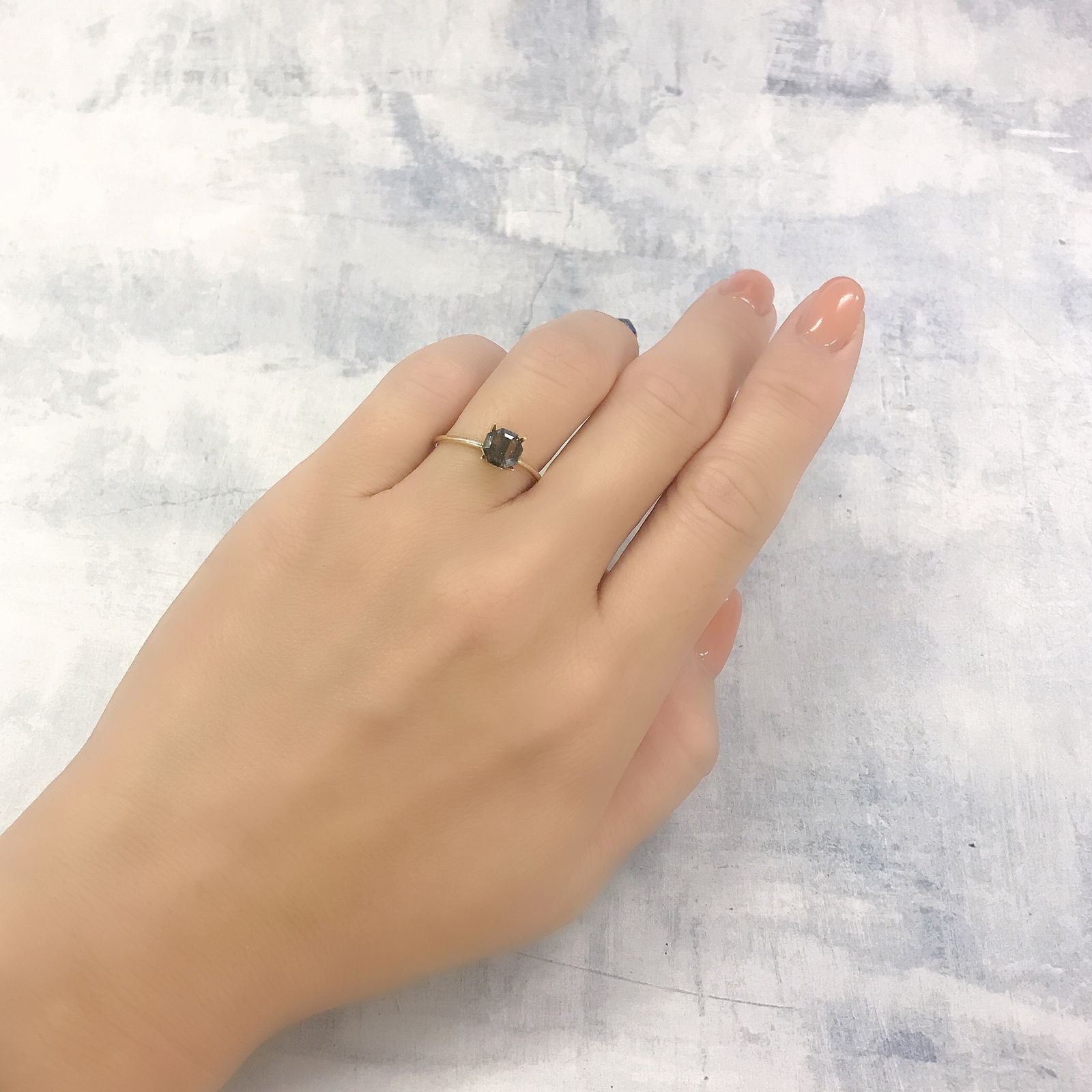 ◇オクタゴンカット◇レインボースキャポライト ブラジル産 0.83ct[220817521]6x5.9mm前後