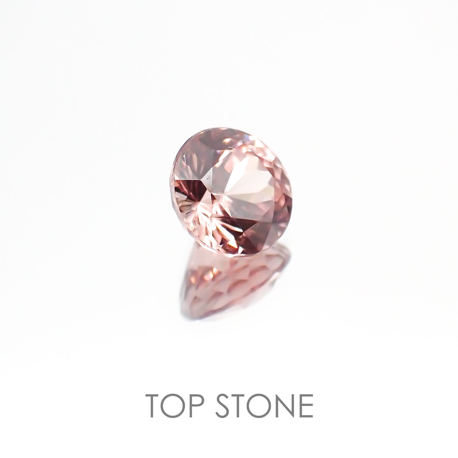ピンクジルコン スリランカ,カンボジア産 ルース 1.62ct[20208062]6.5×6.5mm前後