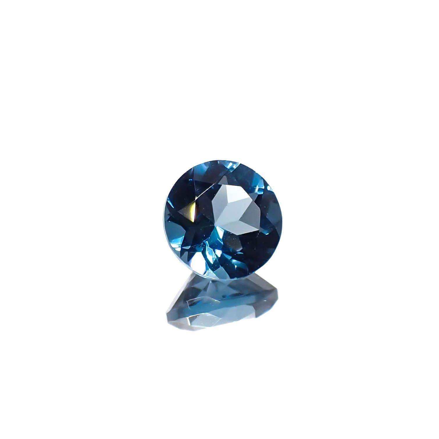 ロンドンブルートパーズ ブラジル産 0.99ct[240326785]6x6mm前後 | TOP