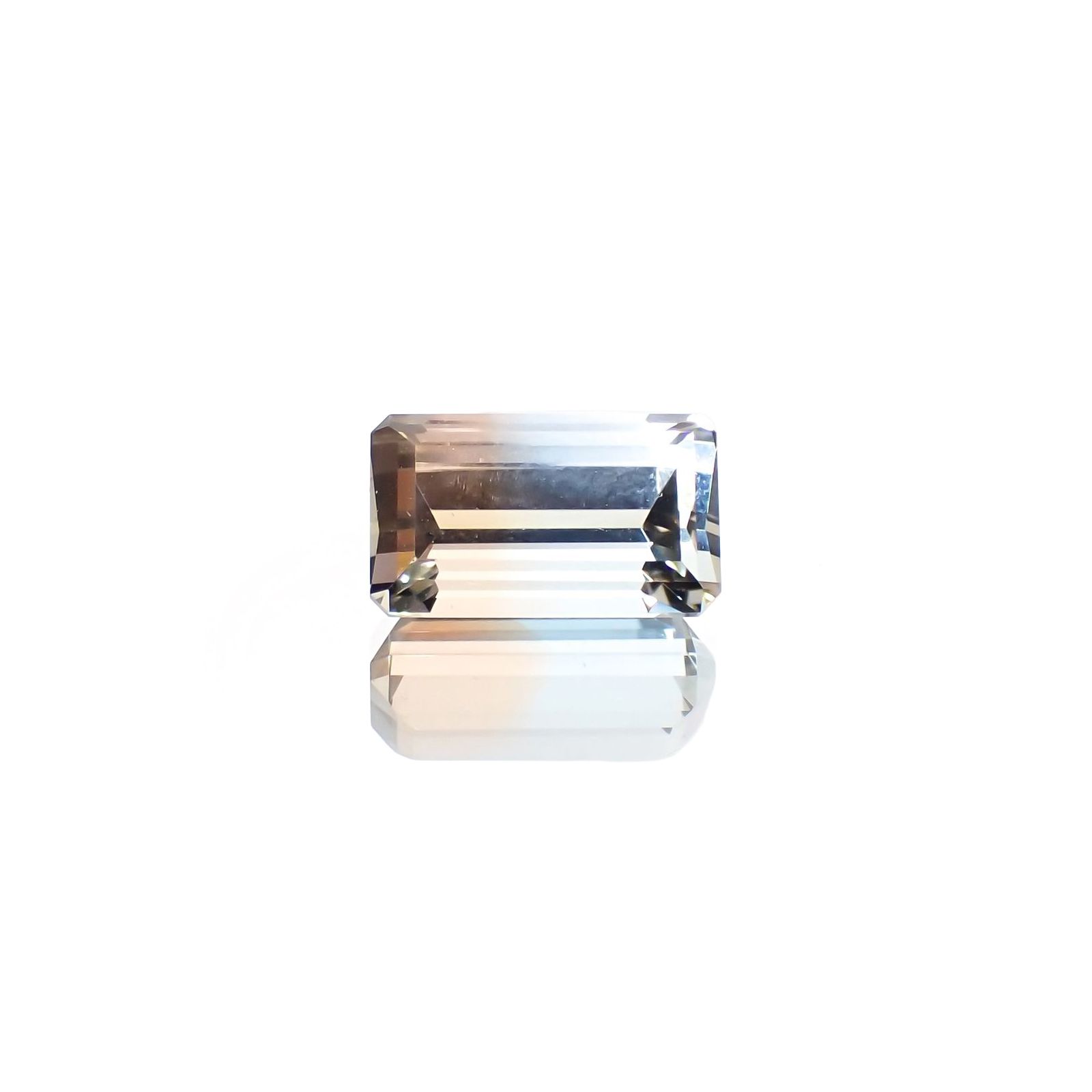 バイカラートパーズ ウクライナ産 4.47ct / 11.1x6.5mm前後 [231224894]