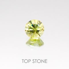 スフェーン(宝石名スフェーン) マダガスカル産 0.36ct 識別済[20117607]4.2×4.1mm前後