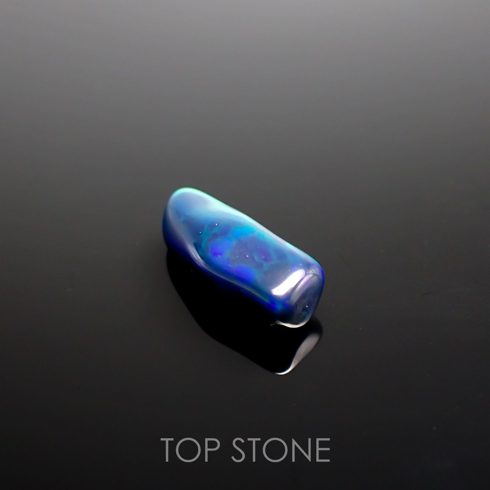 ◇バロック型◇ブラックオパール エチオピア産 ルース 1.5ct[210913246]13.2×5.3mm前後