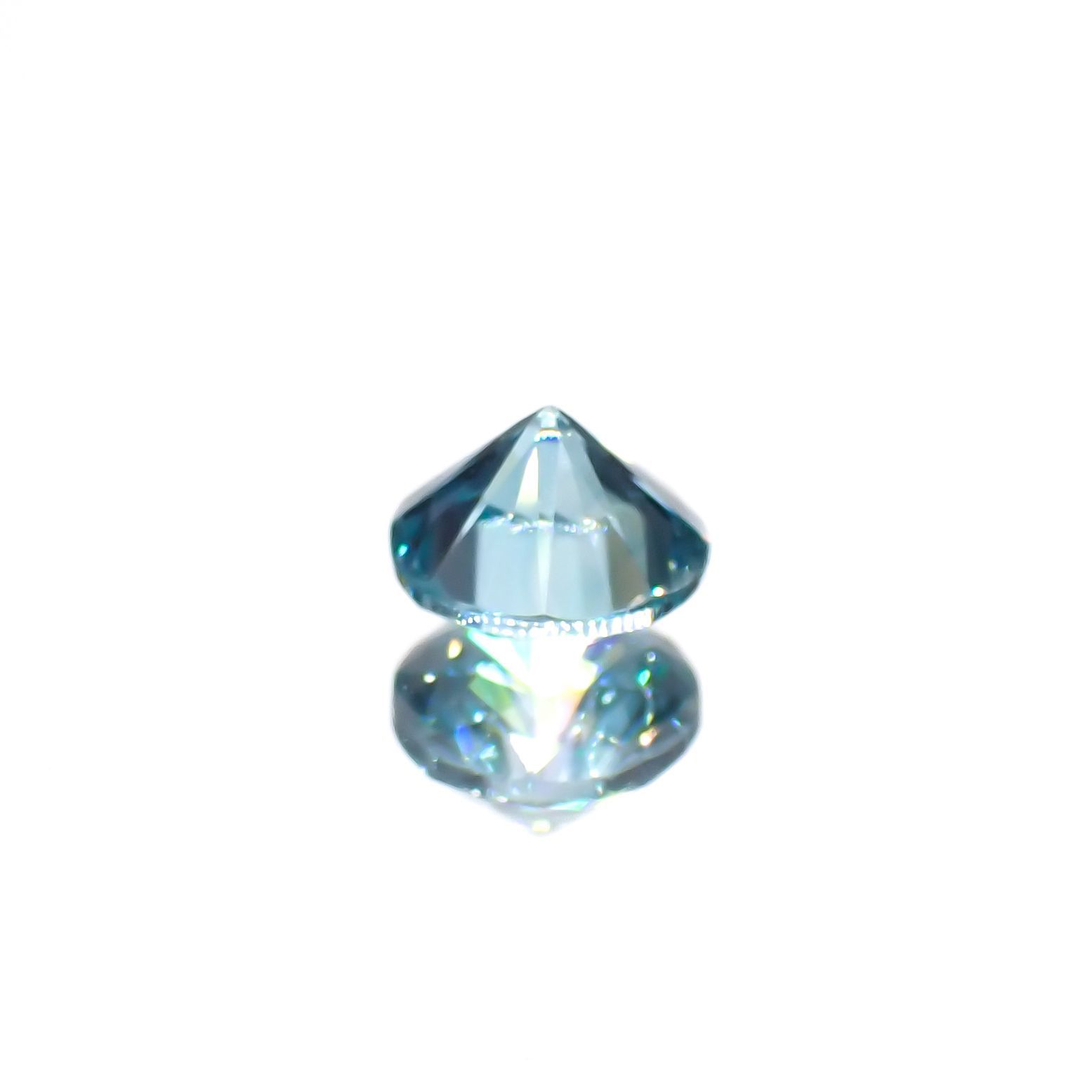 ブルージルコン カンボジア産 0.79ct[230220512]5x5mm前後