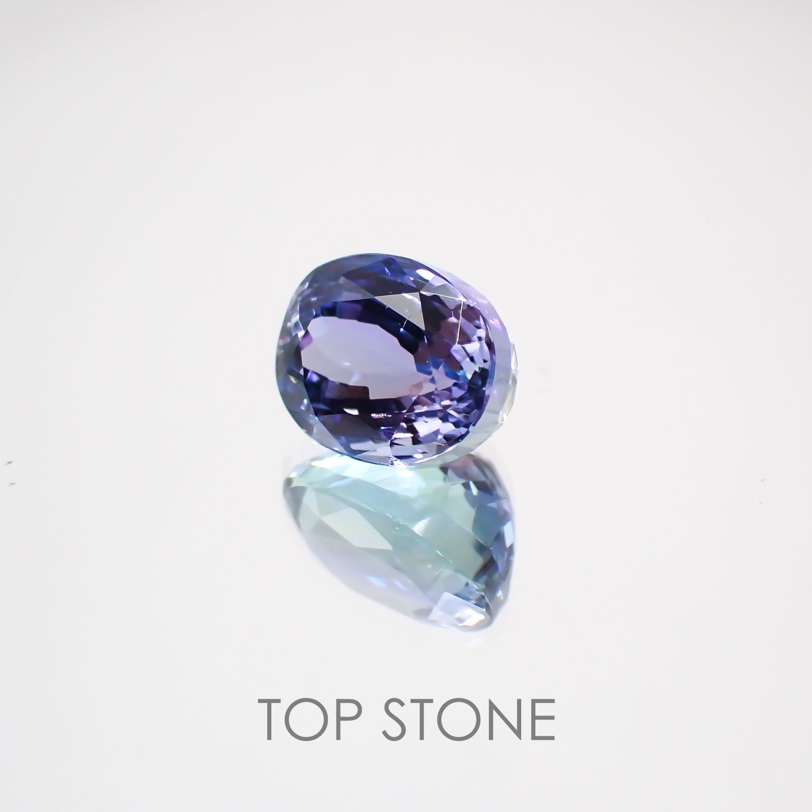 パーティーカラータンザナイト タンザニア産 ルース 3.15ct[210410415]9.2×7mm前後