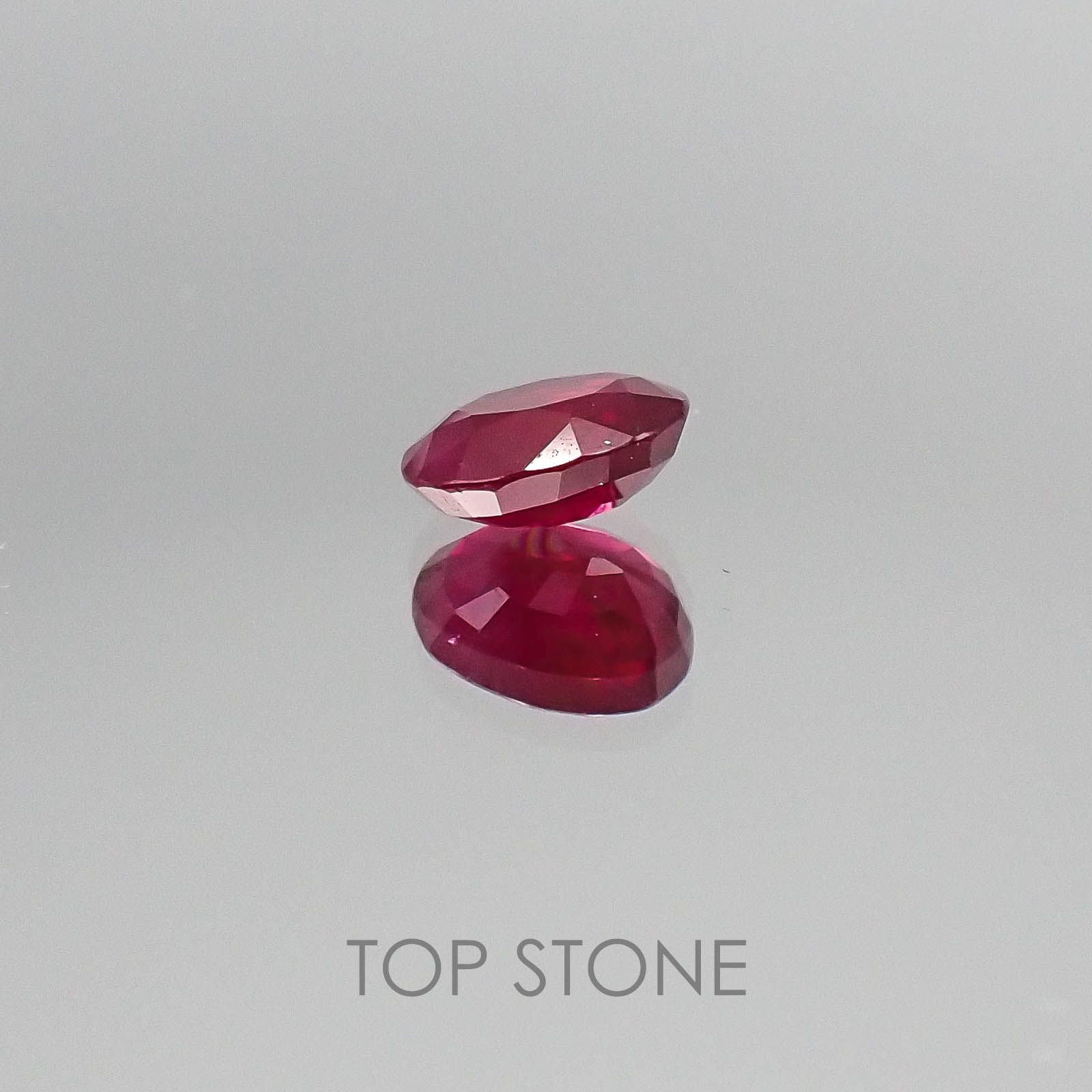 ルビー ビルマ産 ルース 0.99ct[20052368]6.5×5.4mm前後