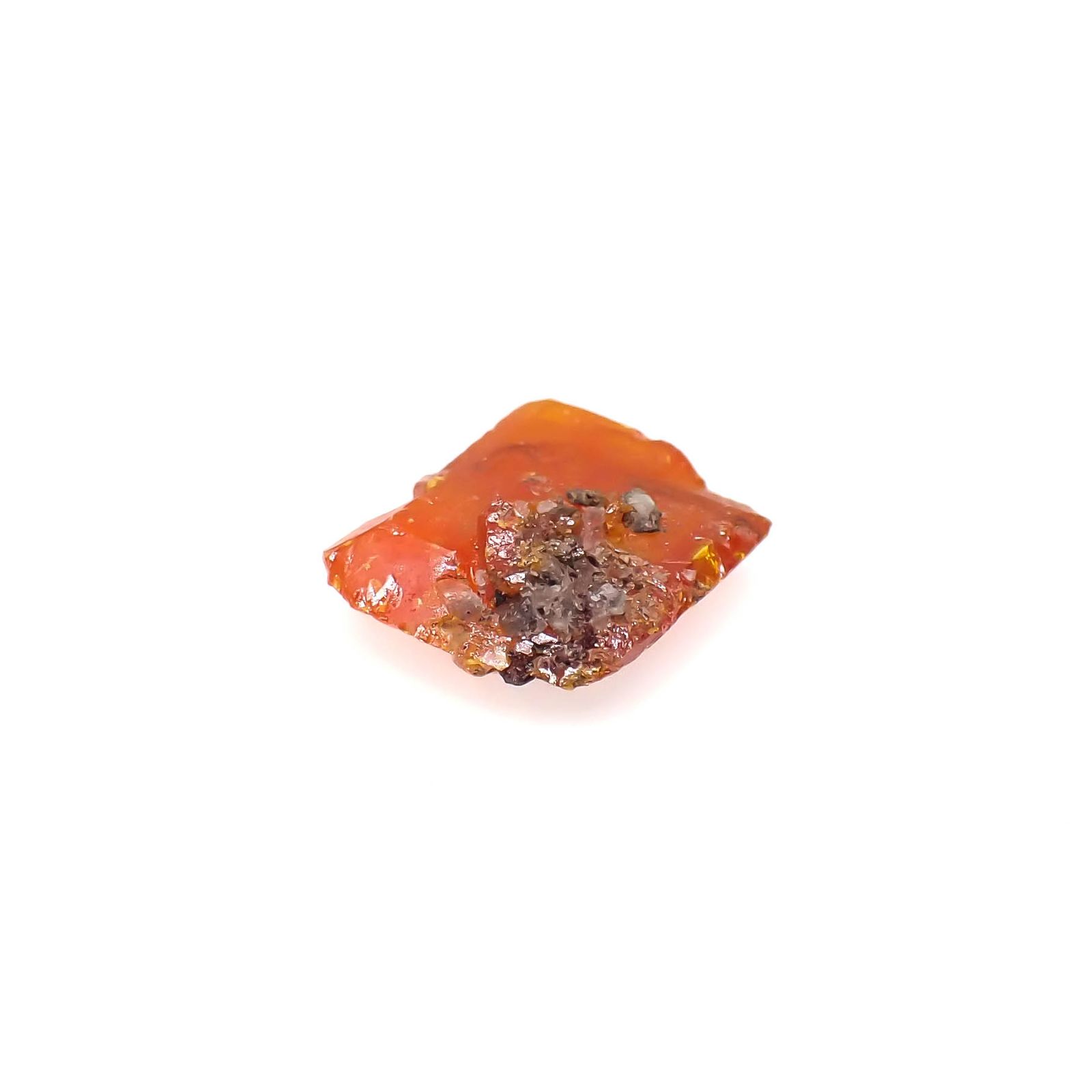 ウルフェナイト 原石 アメリカ・アリゾナ州・レッドクラウド鉱山産 10.85ct[230421827]14.2x12.6mm前後