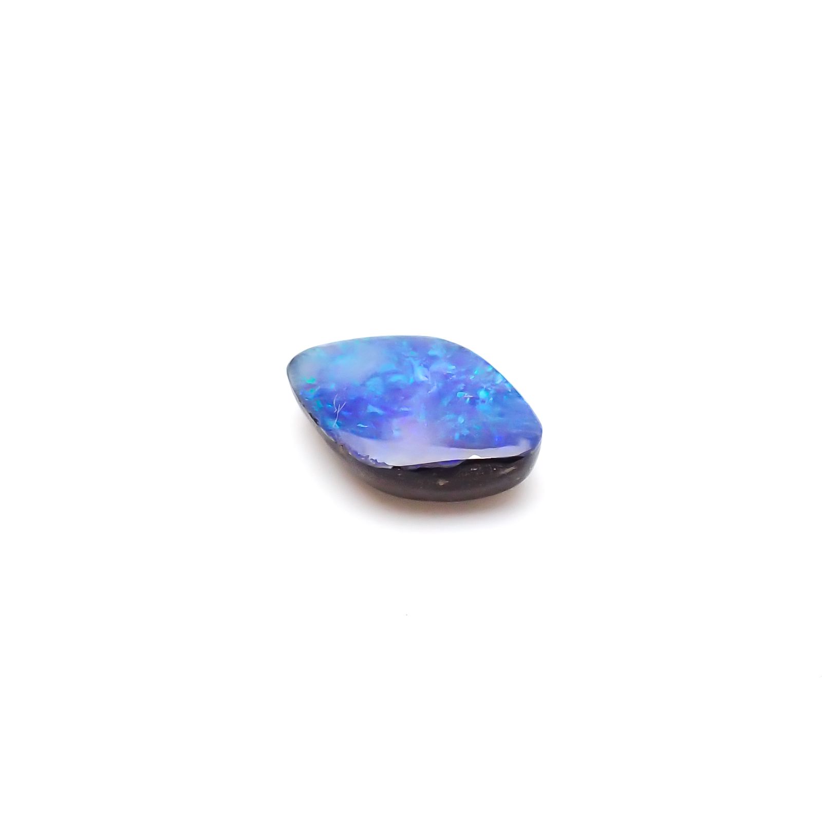 ボルダーオパール 原石磨き オーストラリア産 1.99ct[240226201]10.6x7.2mm前後