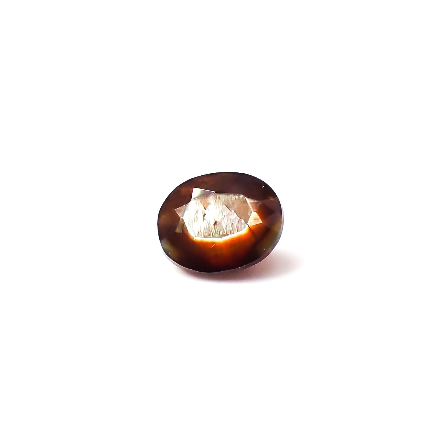 レインボーガーネット 日本・奈良県産 1.62ct / 7.4x6.3mm前後 [260432088]