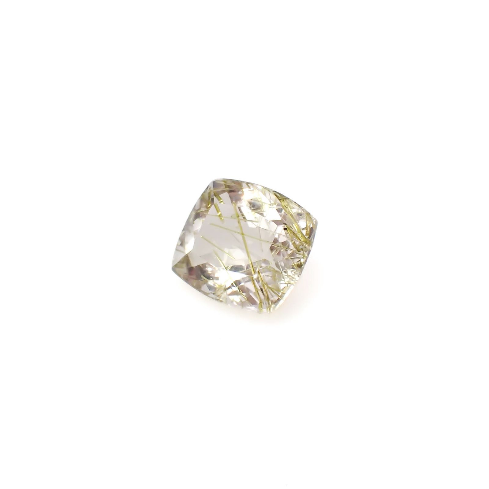 エピドートインクォーツ ブラジル産 6.11ct[240728464]12x10.7mm前後