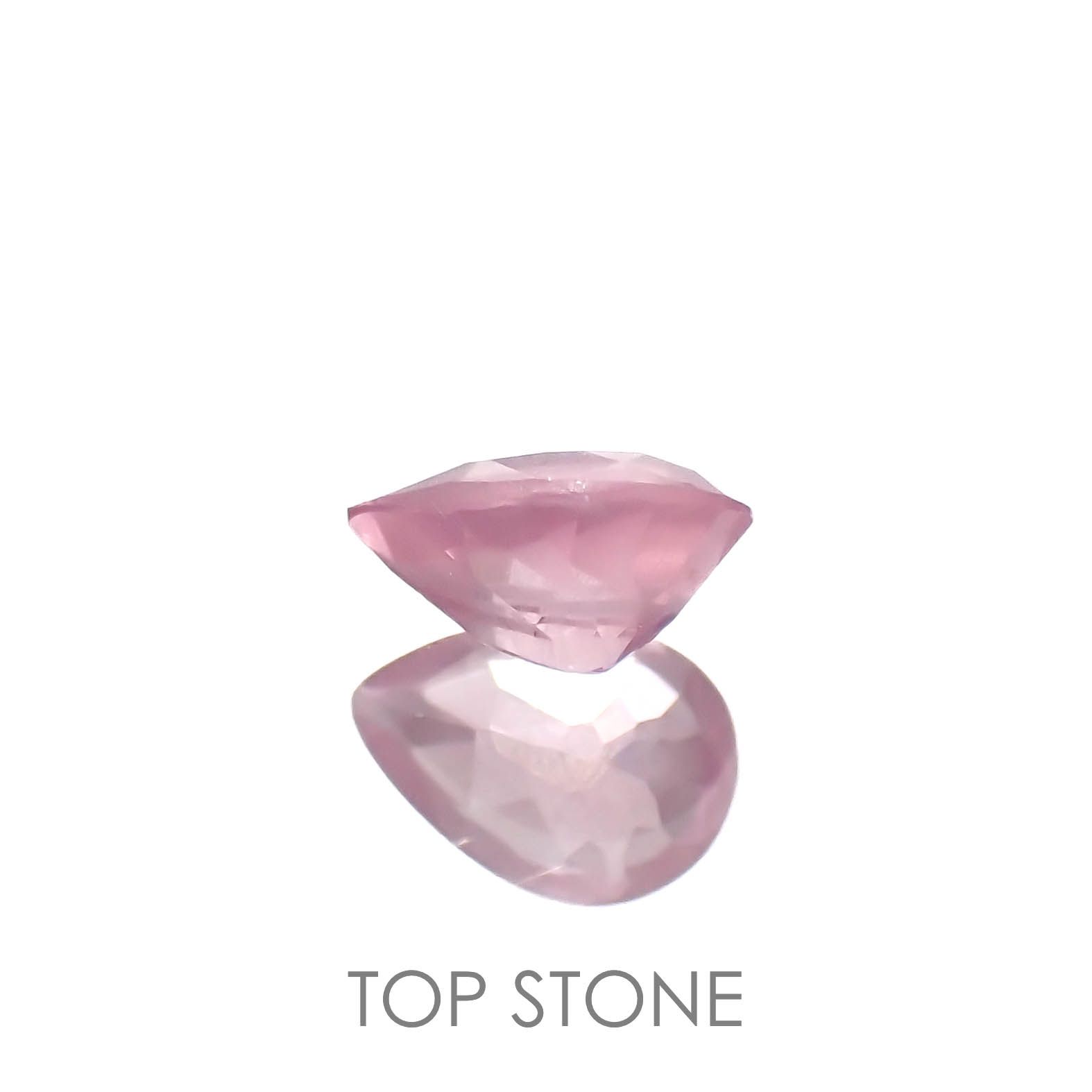 シルキーピンクスピネル(宝石名スピネル)タンザニア産 0.31ct 識別済[221219491]5.1x3.5mm前後