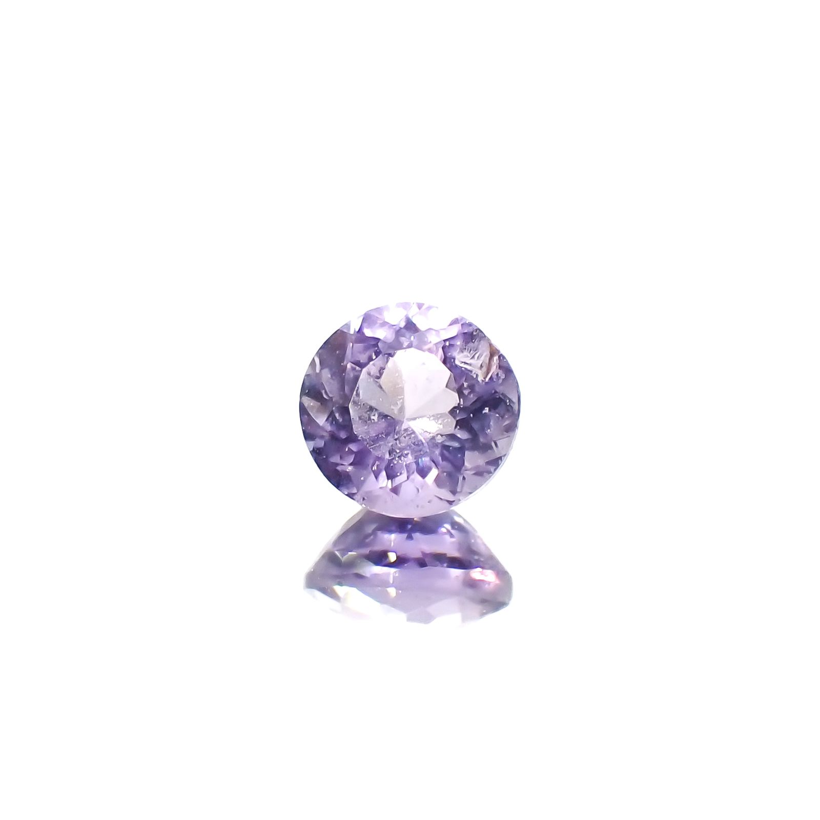 マリアライト(宝石名パープル・スキャポライト)スリランカ産 0.48ct 識別済[240326980]4.9x4.8mm前後